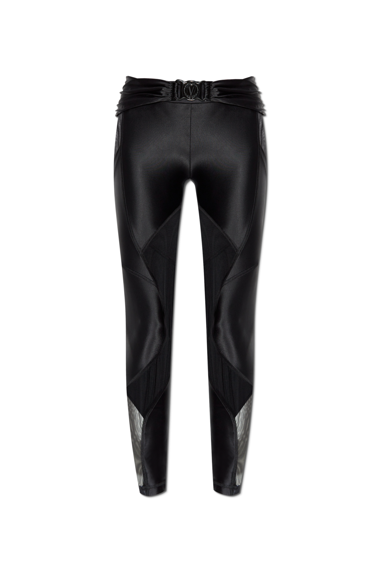 パンツ VERSACE JEANS COUTURE Logo print leggings Black 30930983_60176333_600.jpg